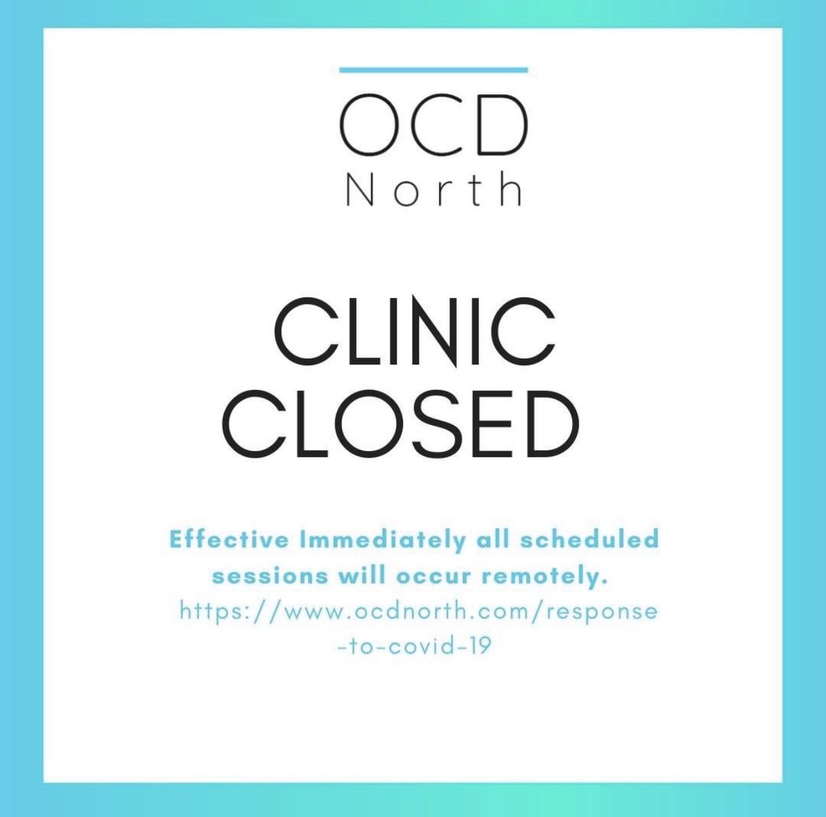 ocdnorth's tweet photo. We’re following Dr. Theresa Tam’s advice to #actimmediately and #acttogether @CPHO_Canada https://t.co/faxbBH3lyz