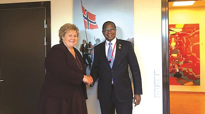 AugustShania's tweet photo. In Oslo, Prof Ncube met Norwegian Prime Minister Erna Solberg on March 5 where they discussed progress on the re-engagement process, debt clearance and support for shocks caused by climate change. https://t.co/ylApEc57eq