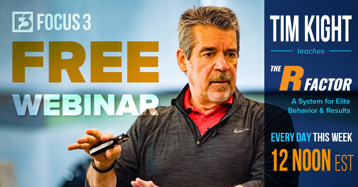 TimothyKight's tweet photo. The first E+R=O webinar is today. 12:00noon EST. You can access through the Focus 3 YouTube channel. https://t.co/UpYWC7lHVT