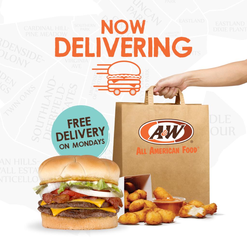 Mondays, only better. Enjoy free delivery on your A&amp;W favorites every Monday! 

Order now: bit.ly/BCFDelivery