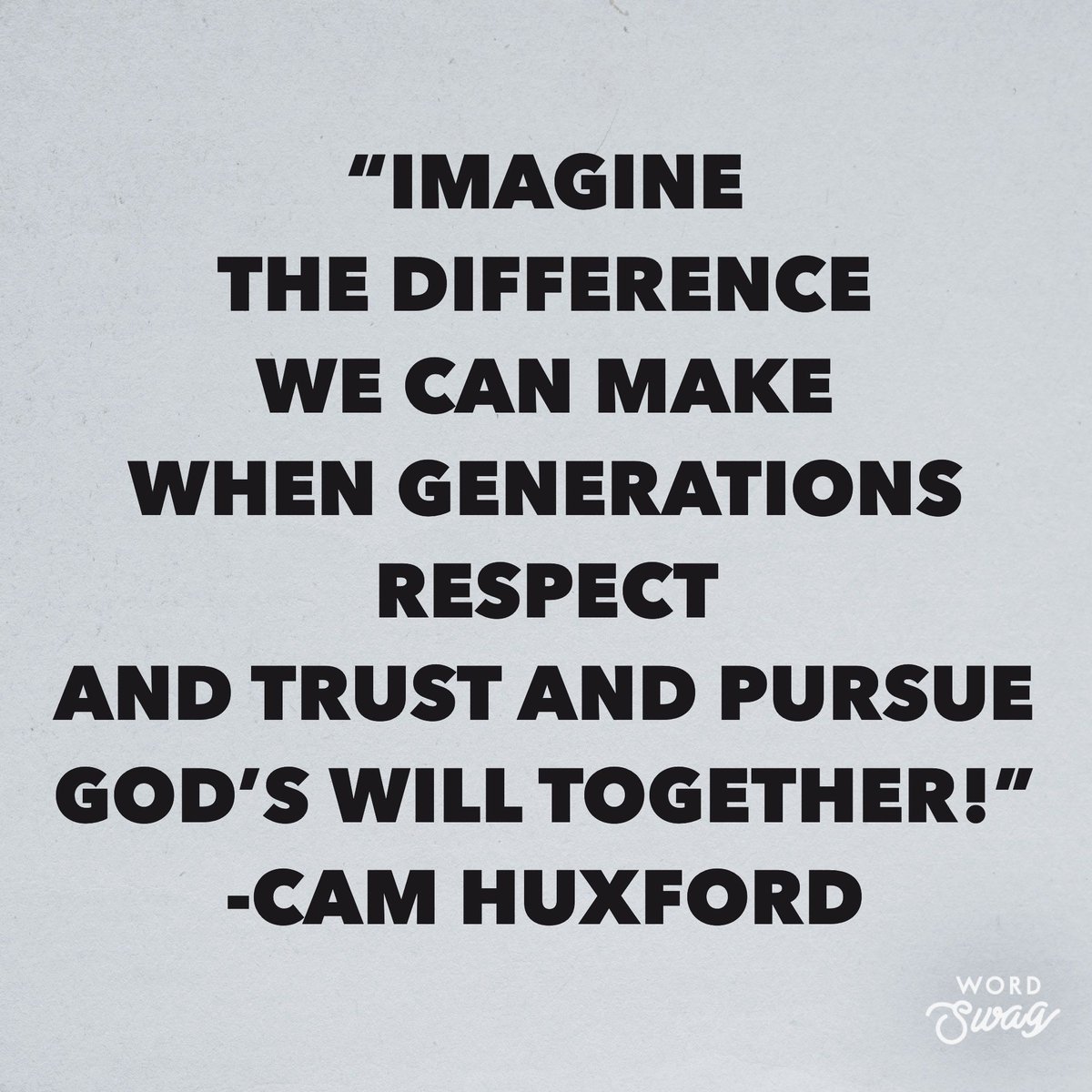 Compassion_boro's tweet photo. “Imagine the difference we can make when generations respect and trust and pursue God’s will together!”
Cam Huxford
#MotivationalMonday
#GenToGen
#CompassionBoro https://t.co/hM2x6HeY3X