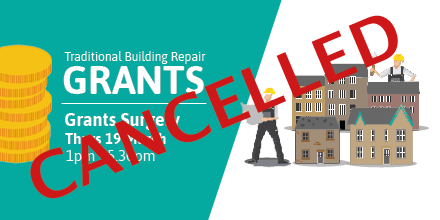 TBHC2016's tweet photo. CORONAVIRUS: GRANTS SURGERY POSTPONED

Due to ongoing developments with the Coronavirus in the UK, Stirling City Heritage Trust has decided to postpone the Grants surgery.

Those registered for appointments will be contacted individually and offered a telephone consultation. https://t.co/iHjAjqbQwU