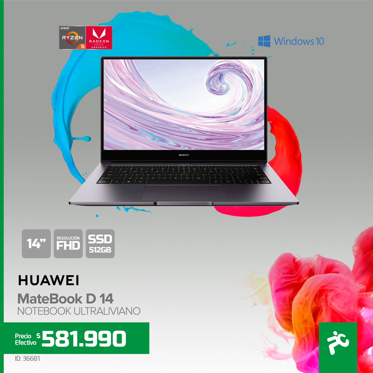 PCFactoryCL's tweet image. #Lanzamiento: ¡Lo que todos esperaban! Ya llegó el nuevo Huawei Matebook D14 a PC Factory 🤩
Revisa aquí: pcfactory.cl/notebook-huawe…