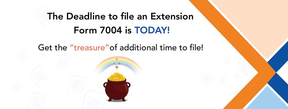 efile7004form's tweet image. Today is the deadline to file your #business tax returns. 

File tax extension #Form7004 and get up to 6 months to file your tax returns.

File 7004 Now - expressextension.com/business-tax-e…
