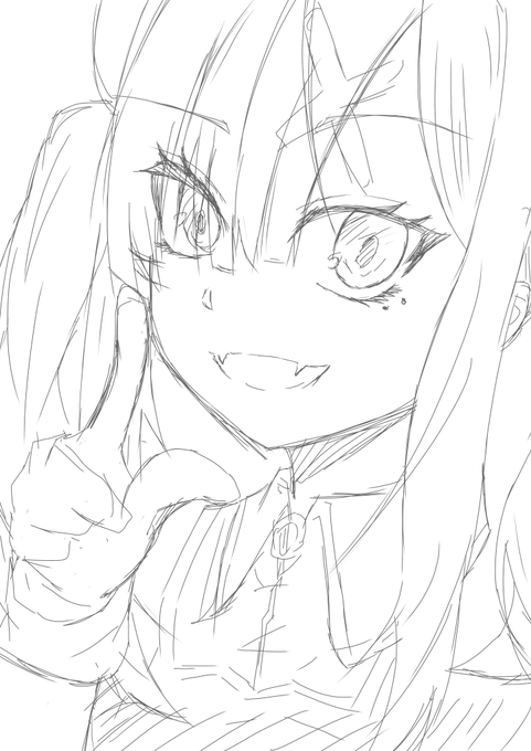 落書きしてたけどこれ誰かわかるかな? にじさんじメンバーっすね 