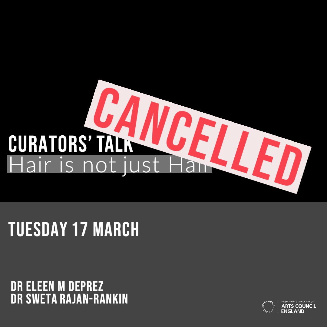 We're sorry to announce that tomorrow's talk on Hair: Textures of Belonging has been cancelled.