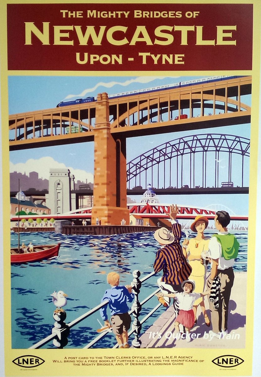 NorthumbriaFolk's tweet photo. Some vintage railway posters for the North East.

Durham, Newcastle, Berwick, and the Northumbrian countryside. https://t.co/TX9T8QnM5N