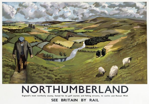 Some vintage railway posters for the North East.

Durham, Newcastle, Berwick, and the Northumbrian countryside.