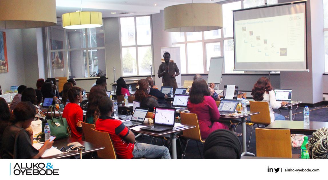 Aluko_Oyebode's tweet photo. We facilitated bespoke in-house training sessions for @Sterling_Bankng's Legal and Company Secretariat Group.

#Banking #SterlingBank #LoanDocumentation #Tax #Nigeria #DebtRecovery #PrivateEquity #Power #ContractDrafting https://t.co/a7t5M8Hd7a
