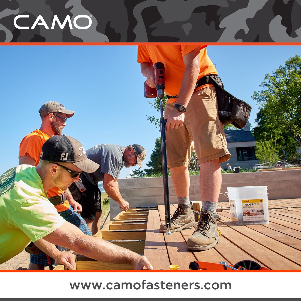 camofasteners's tweet photo. Install decking up to five times faster without sacrificing quality or strength!
Learn more at https://t.co/sVN0WFWviC.
#camofasteners #camodrive #edgeclip #fast #easy #strong #buildabetterdeck https://t.co/hVxjwKqjDK