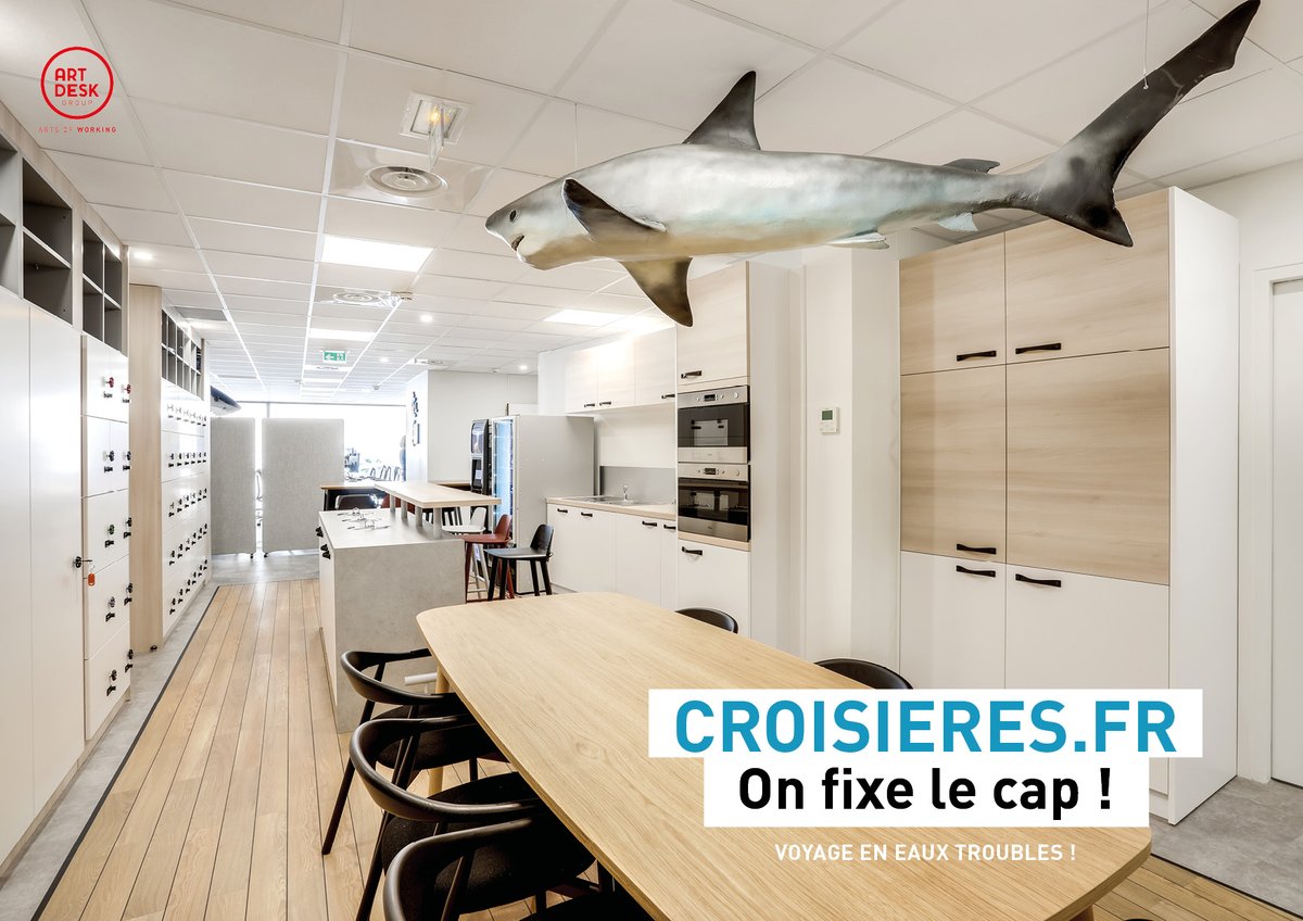On fixe le cap et on avance ensemble !
#Croisieres.fr (Cruiseline.eu)
➡️ artdeskgroup.com/projets/croisi… #workplace #designbyartdesk #designglobal