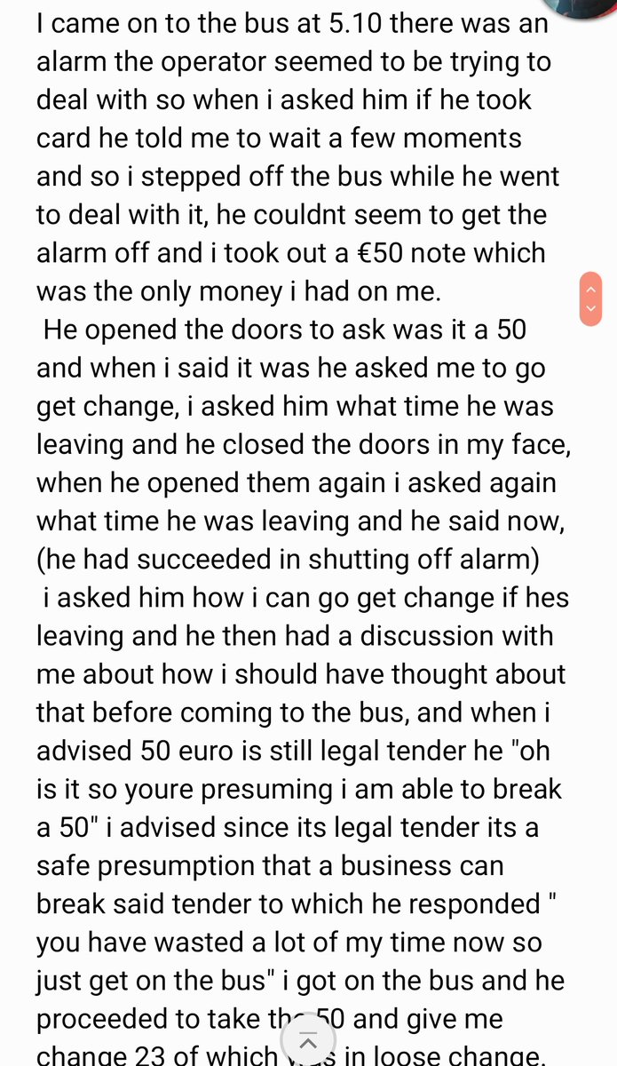 Smurphy_Aaron's tweet photo. Ironically that video arose after the events transpired, heres a quick recollection i started typing out on the bus (just before i went to get off at my stop and asked driver for his name) it was initially going to be a minor EOD. I think this has arose alot further now. https://t.co/3gv2DmocU7