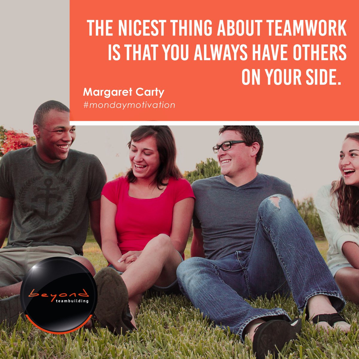 beyondteambuild's tweet photo. #mondaymotivation #BEYONDTeambuilding #HISIDEGroup #takeyourteambeyond #teambuilding #teambuild #teamspirit #goteam https://t.co/J7FC5148TU