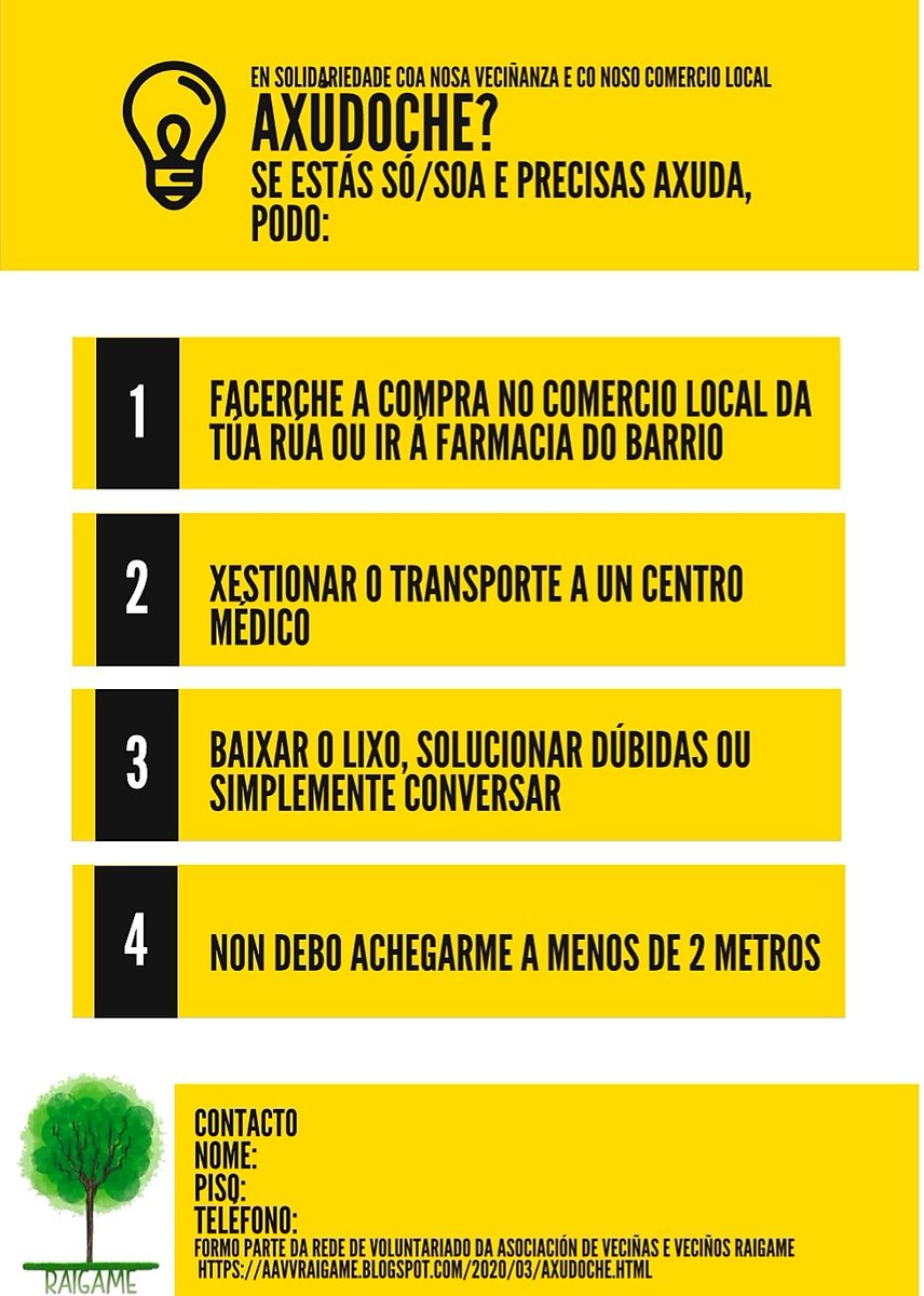 martinhonoriega's tweet image. #CompostelaSolidaria #OrgulloDeCidade 💜

PD: se algunha Asociación ten iniciativas semellantes, que me mande cartaz por privado e difundo