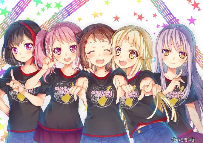 ガルパ3周年おめでとうございます
#祝バンドリ3周年 