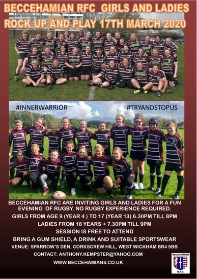 Beccehamian RFC. A Kids First Rugby Club tweet media