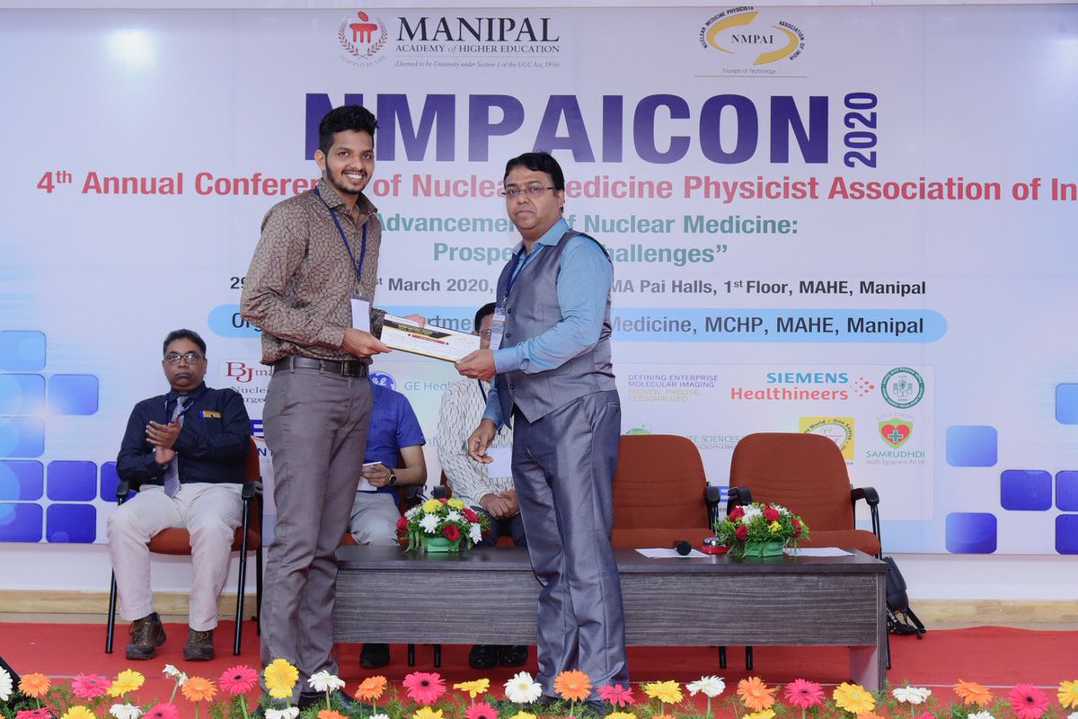 NMPAICON 2020 # Best poster Award# Nuclear Medicine #@MCHP 😍😍