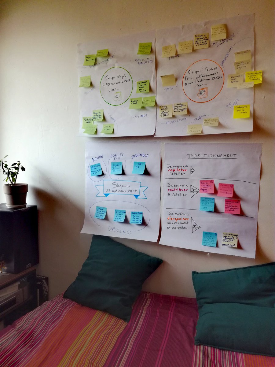 LeaBoissonade's tweet image. 🌈 Parce que le confinement ne doit pas nous empêcher d'avancer pour les #ODD et l'#Agenda2030... j'ai adapté la déco de mon studio ! 😏

#10ToGo #teletravail #confinement