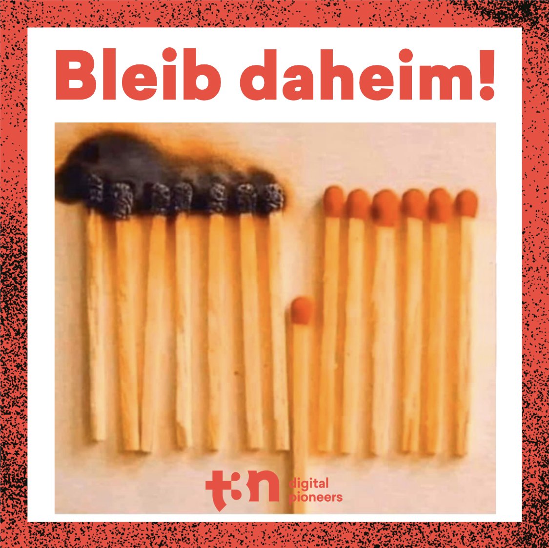 Wir ziehen unseren Hut vor allen Helfer*innen, Pfleger*innen, Betreuer*innen, Versorger*innen und bitten alle anderen sich nach Hause zu begeben und den sozialen Kontakt drastisch einzudämmen!

Wir müssen diese verdammte Kurve abflachen. 
Aufräumen können wir später. ♥️