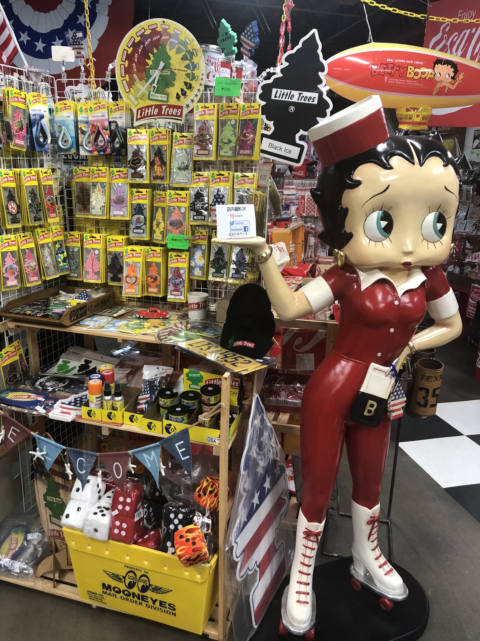 リトルツリー　丸看板　レア BIGリトルツリー看板: ☆アメリカ雑貨の秘密基地☆アメリカ雑貨