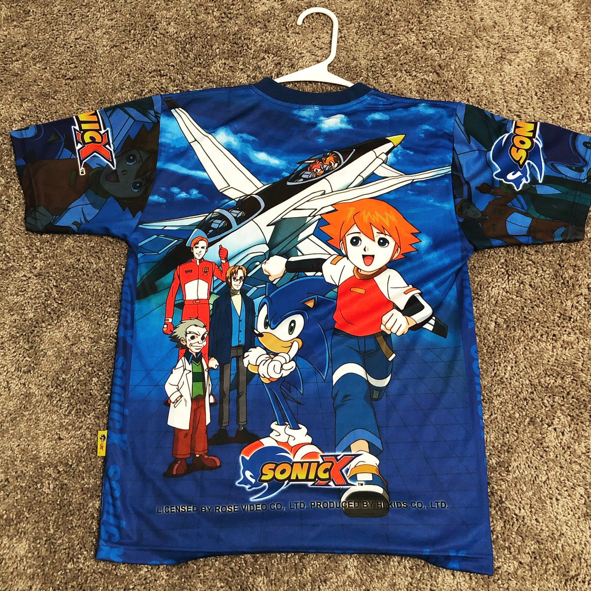 sonic x shirt