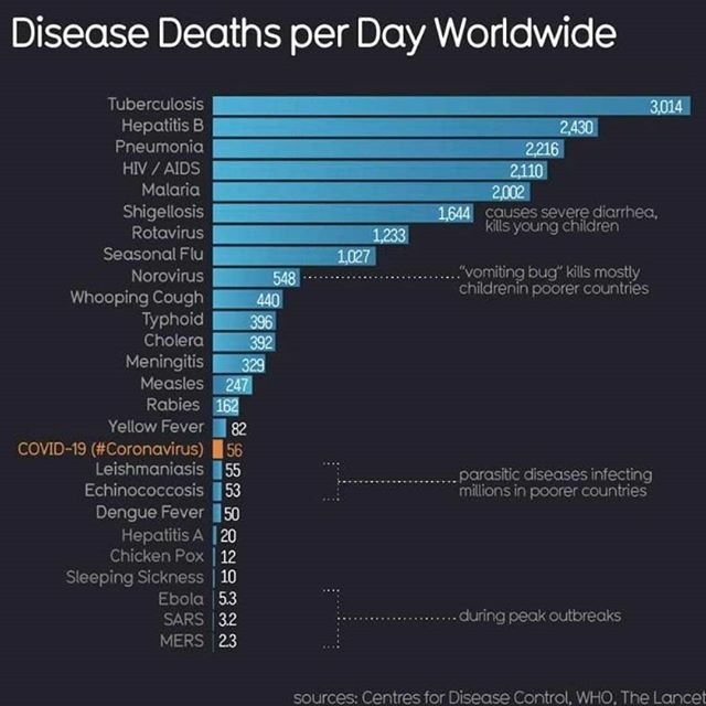 HedStrongTA's tweet photo. This meme was made sometime in early March. I saw someone share it yesterday. Now this deaths per day number is up to the mid 600's and will pass the flu in the next 24 hours. Stop sharing this stupid stuff. https://t.co/2ZzEeHQVdH https://t.co/RP9wHXfOwz