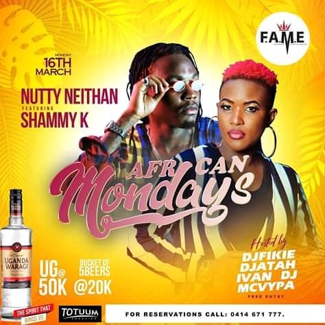 Djmalcom256's tweet photo. The day is today let's go en support my sister for life @Shammy_k_kalule βοΈ @nuttyneithan #famelounge... Tubeyo.. Coz I wil b there https://t.co/m0jTSkEnJr