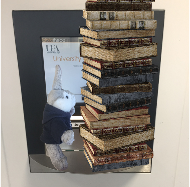 UEALibrary's tweet image. If you are going home for Easter and you no longer need your books, don’t forget to return them to the library before you go.  They may be requested by others whilst you are away. #RequestReadReturn #UEAVacation