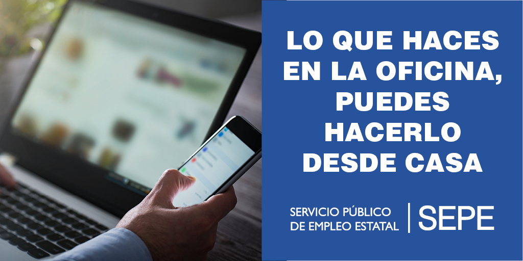 empleo_SEPE's tweet photo. ¡RECUERDA! Desde hoy las Oficinas de Prestaciones cierran la atención presencial. Las formas de contacto con el #SEPE serán:
💻Vía Telemática:
https://t.co/rQcOymLBQR
📱Vía Telefónica: https://t.co/OvbsxQI3qh

#SEPE refuerza estas vías de atención. #EsteVirusLoParamosUnidos https://t.co/fe6ZXr2wph