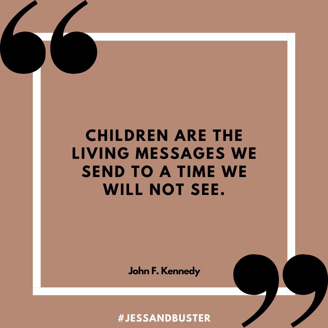 BusterJess's tweet image. What message are you passing on to your children?...✨