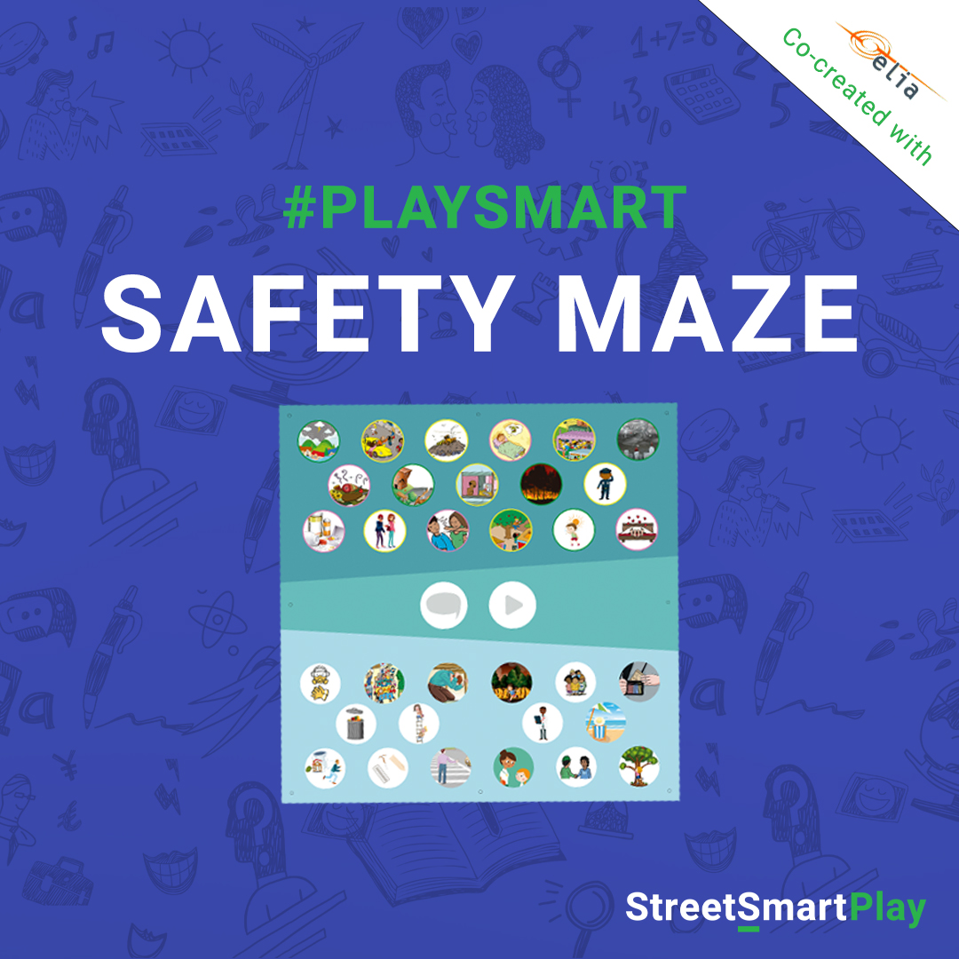 Now that a lot of schools are closed, we would like to give you some game inspiration every Monday! 
Today, Safety Maze! The perfect game to learn about potential dangers &amp; how to deal with them safely, think about earthquakes, food poisoning or sunstroke. play.street-smart.be/en/game/view/5…