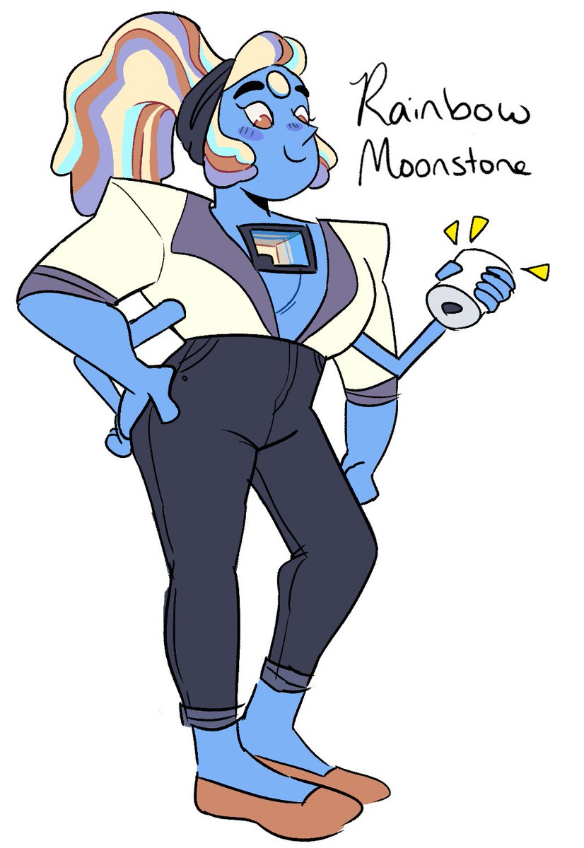 i wanted to give my hand at a #Bispearl fusion and then got carried away #StevenUniverse 