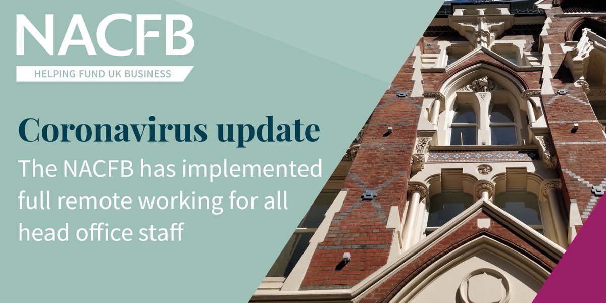 We have taken the precautionary measure of closing our head office. 

By adopting a full remote working plan for all staff, the functionality of the <a href="/NACFB/">NACFB</a> will continue unimpeded.

Our events in Coventry this week (18/03/20) have been postponed. 

More: nacfb.org/nacfb-implemen…
