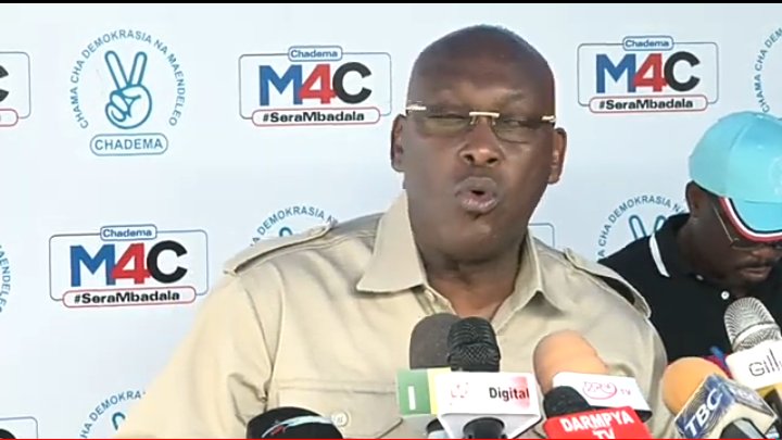 ya_chadema's tweet photo. "Kuanzia Tarehe 04/04/2020 Tutaanza Mikutano ya haradhara na hatutasubiri kibari Cha magufuli" #FreemanMbowe Mwenyekiti Chadema Taifa
#tumehuruyauchaguzi https://t.co/kcOg73isd3