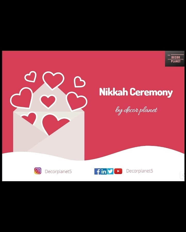 DecorPlanet3's tweet photo. ♥️#NIKKAH #CEREMONY❤️
The best relation for two lovers is Nikkah
We will make your #nikkah #event more easy and convenient for your, because we do your events with all our #Love
Planning to have nikkah ceremony in June/July? THEN, Avail 20% from us as token of Love
#decorplanet https://t.co/dQrSZXlR2z