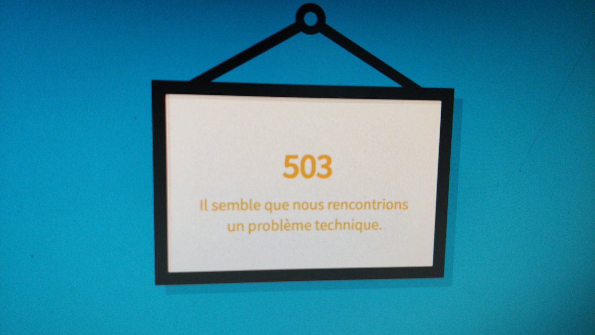 mathoulet's tweet photo. @jmblanquer c'est pas gagné L'Ecole à la maison. Les sites ne supportent pas la charge de connexion. 
#ecolealamaison #COVID19france https://t.co/uNwQY0j0DJ