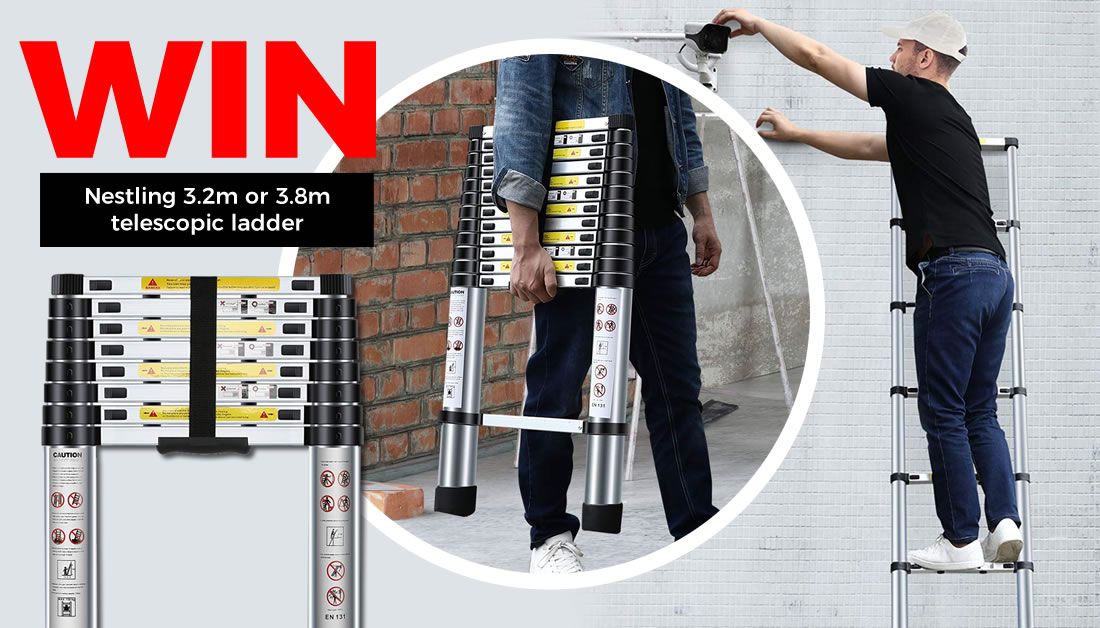 We all need some #MondayMotivation - why not enter our latest #Competition? Simply RT + F for a chance to #win a Nestling telescopic ladder - just tell us if you need 3.2m and 3.8m. Ends 11:59pm 31/03. #comp #freebies