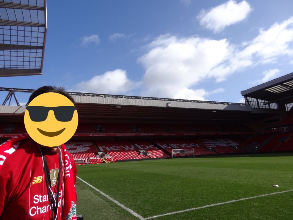 ouga_mixbox's tweet photo. 初のアンフィールド観戦一人旅。
必ずリベンジしに来るぜ。次こそ絶対「THIS IS ANFIELD」を！　#LFC https://t.co/wsFD0Aja6t