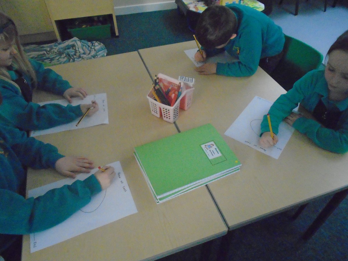 ClaveringTS27's tweet photo. #1AR We read a new story in English and created our own story maps to help re-tell the events in the correct order. https://t.co/kJDQ84Knj1