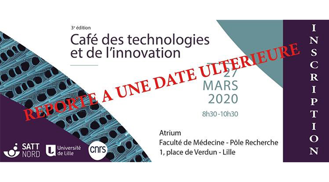 [ANNONCE] 🚨 En raison de la situation actuelle, le Café des Technologies est malheureusement reporté à une date ultérieure. #COVID19