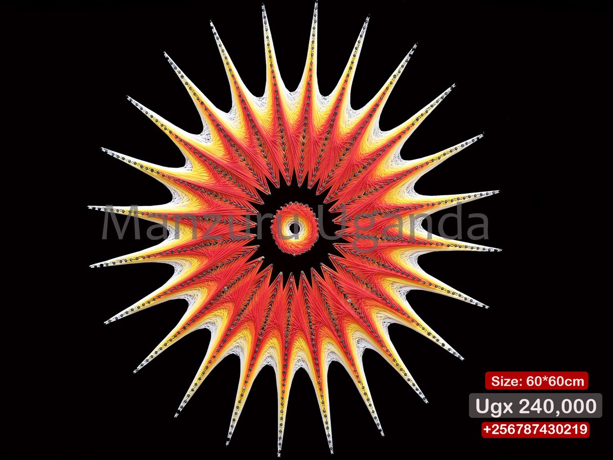 ManzuruUganda's tweet image. Do you want a change in the world around you?
Colors: White.Cream.Yellow. Orange, Red.
Materials: Wood, thread, nails and so much love❤.
#sunlight #studiodesign #studiodecor #modernzenart #homedecor #gift #architecturegifts #stringart #officedecor #wallart #geometry #decoration