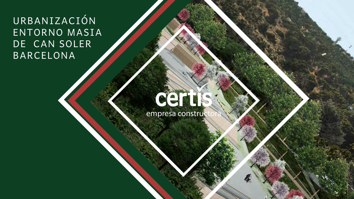 Urbanización entorno Masia Can Soler de Barcelona certis.cat/es/urbanizacio…