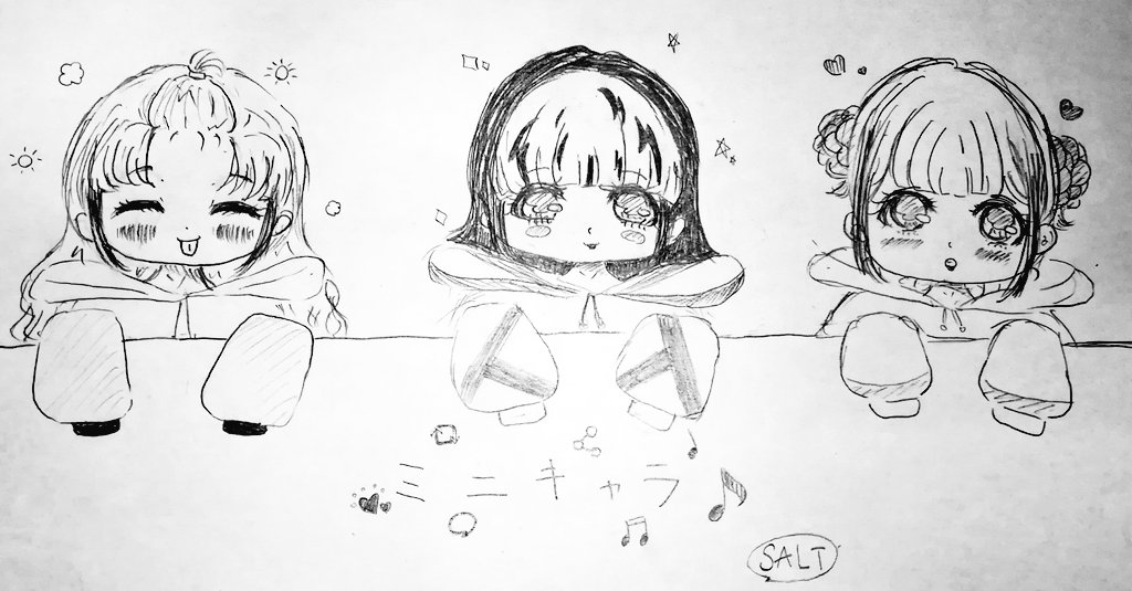 Meme ミニキャラ3人 誰が好きですか コメント待ってます º º 絵師さんと繋がりたい ミニキャラ オリキャラ 絵描きさんと繋がりたい 女の子 かわいい イラスト T Co bhayls0n Twitter