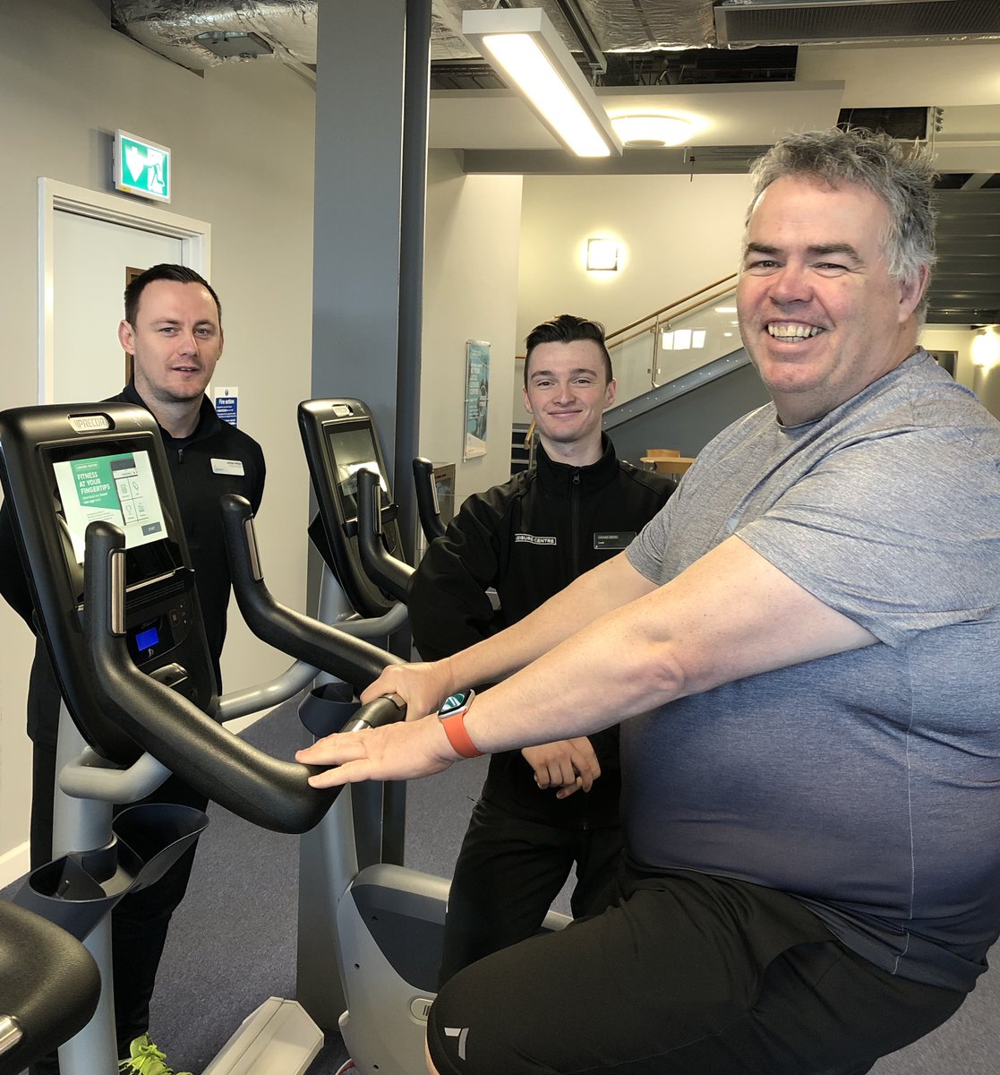 Anyone need some extra motivation this morning? Our gym team are on hand to get you warmed up and smiling just like Rob! #mondaymotivation #gymlife #mylocal #leisurecentre