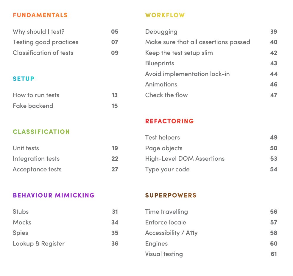 #Ember #Testing Guide v1 is here 🎉. Testing best practices that include the usage of best addons in one place.

📙 selleo.com/ebook/ember
🐙 github.com/PoslinskiNet/e… 

Huge thanks to everyone who gave me feedback so far 🙏🏼

I hope you like it!

#javascript #react #angular #vue