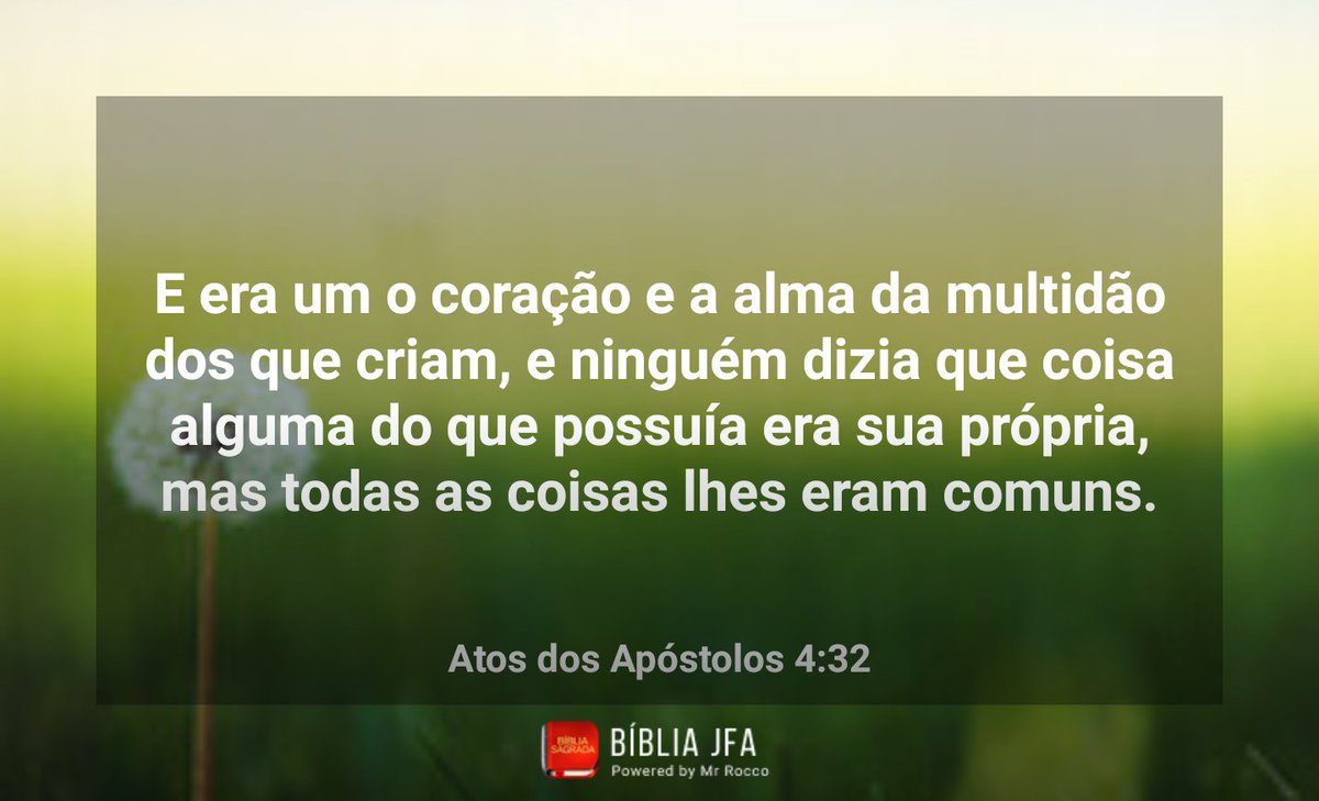 Atos dos Apóstolos 4:32 - Bíblia