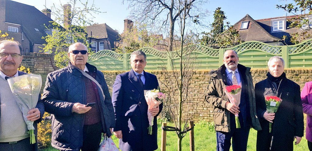 Earlier today alongside wh #Kurdishcommunity layed flowers on #HalabjaTree to commemorate one of the heinous crimes committed against #Kurds 32 years ago when Baath regim attacked city of #Halabja by chimecal weapons conducting #Genocide against peaceful people
We Remember Them