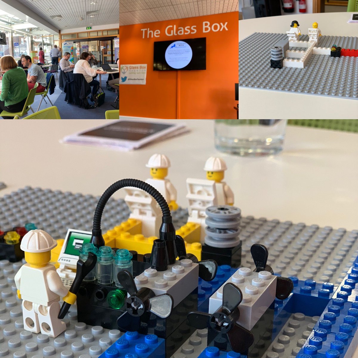 Having a fun morning at the @TauntonChamber cyber security event at @GlassBoxTaunton making new connections and playing with Lego #SWRCCULego #GlassBoxTaunton