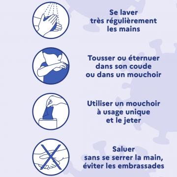 Pour se protéger et protéger les autres; 
adoptons les attitudes qui s'imposent chère communauté ! 
#Bevolus #BPSCG #Coronavirus