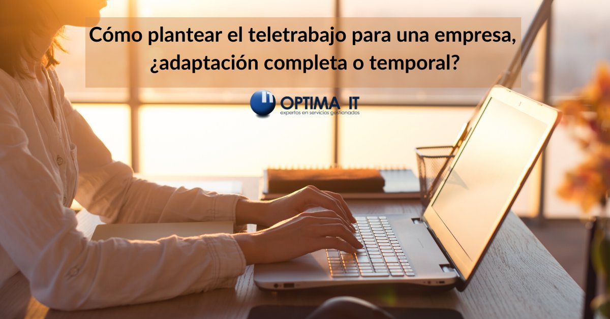 optimait's tweet photo. Tenemos dos posibilidades claras de enfrentarnos a esta situación: preparamos nuestra empresa para trabajar de manera remota de una vez o capeamos el temporal y buscamos una herramienta que nos permita cubrirnos para la eventualidad 
https://t.co/ksTWjU4PzE #teletrabajo #vpn https://t.co/hogON5zjAE